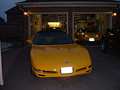 The garage at night